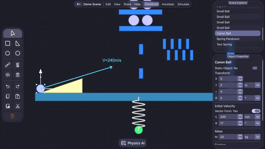 Motion Magic UI overview screenshot